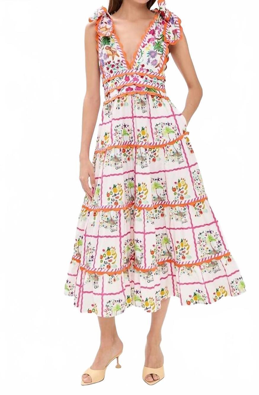 NEW CELIA B chelili dress in multi